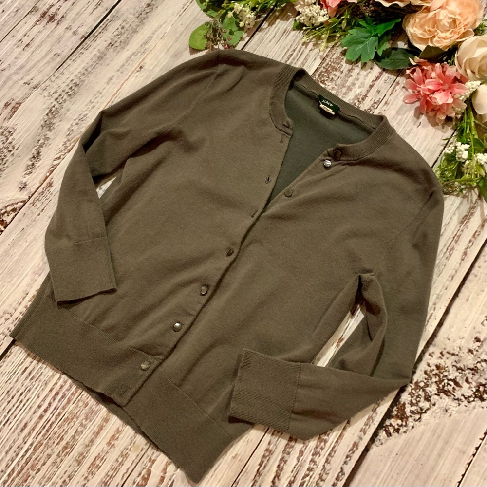 J.Crew Jackie Cardigan - Gray - Picture 8 of 11